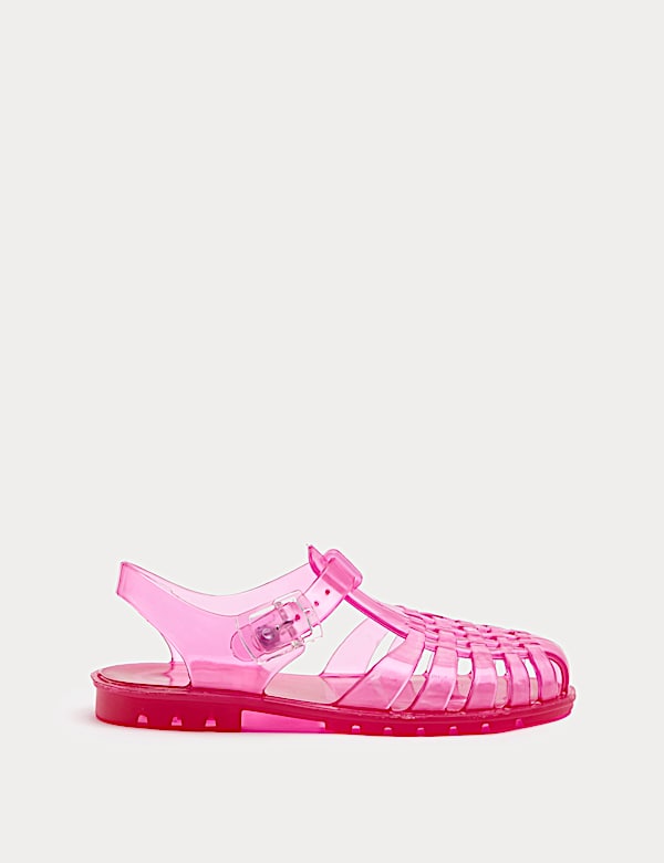 Kids' Shiny Fisherman Jelly Shoes (4 Small - 2 Large) - CN