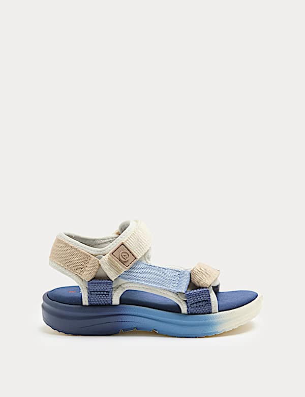 Chaussures de marche enfant &agrave; bout ouvert et bande auto-agrippante avec motif d&eacute;grad&eacute; (du 20,5 au 34,5) - FR