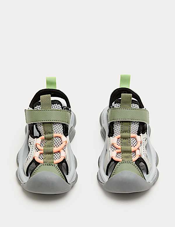 Kids Sporty Colour Block Trekkers (4 Small - 2 Large) - JE