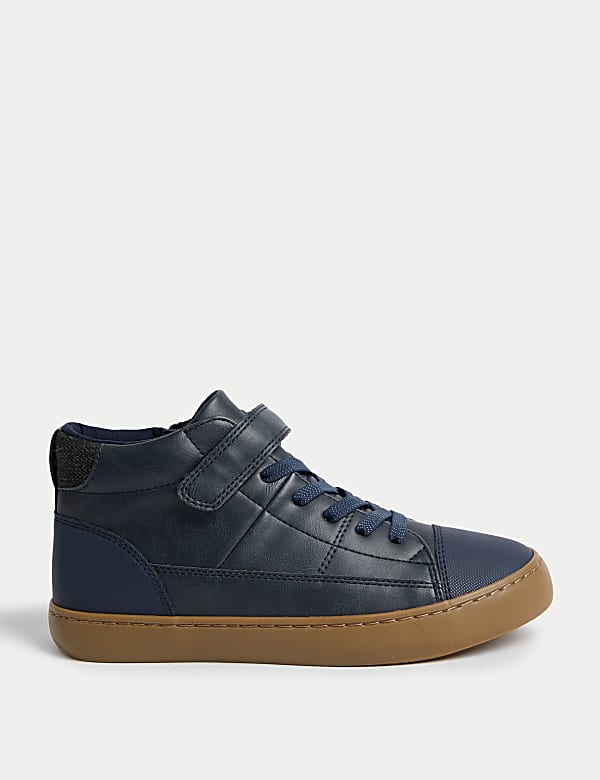 Kids Freshfeet High Top Boots 1 Large 7 Large NAVY Boots M S HK