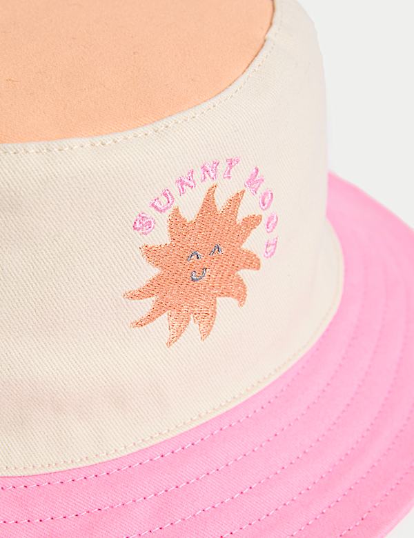 Παιδικό καπέλο bucket με χρωματικές αντιθέσεις (3-13 ετών) - GR