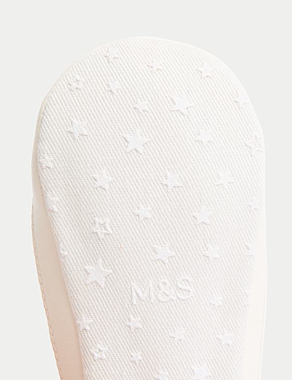 Baby T-Bar Embroidered Pram Shoes (0-18 Mths) - JP