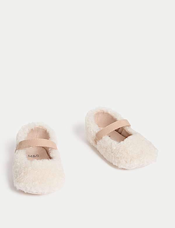 Calzado de beb&eacute; estilo bailarina con borreguillo (0-18 meses) - ES