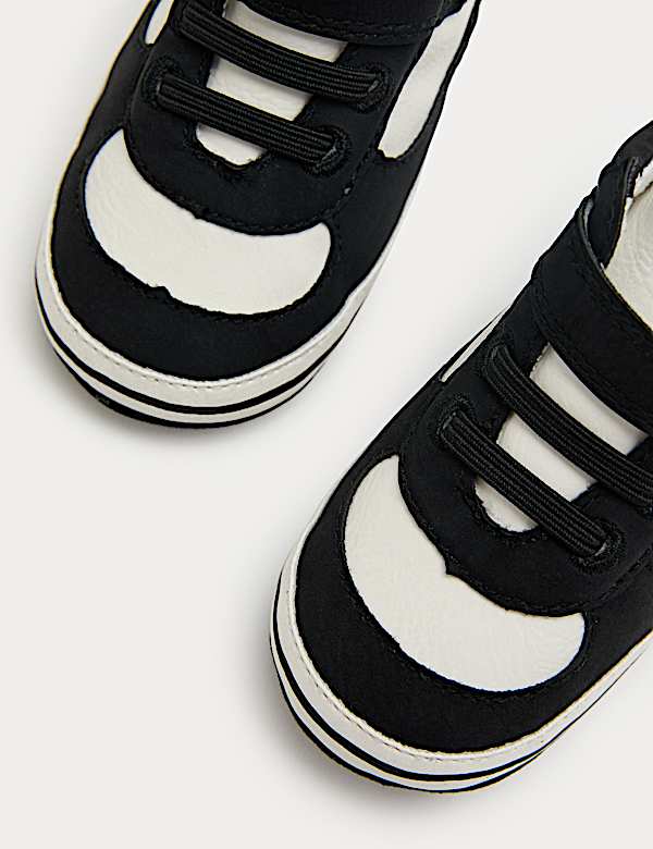 Baby Riptape High Top Trainer Pram Shoes (0-18 Mths) - JO