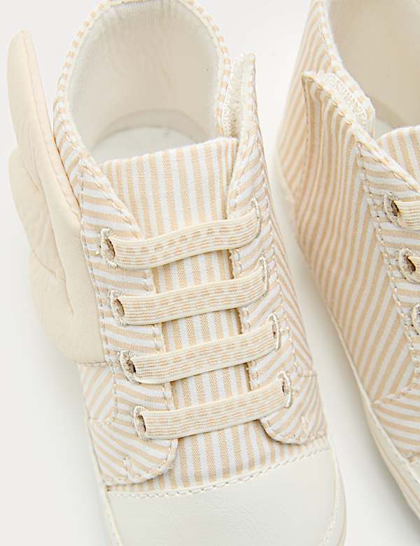 Baby Novelty Wing High Top Trainer Pram Shoes (0-18 Months) - MV