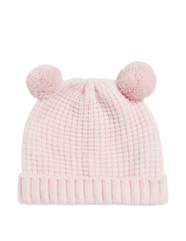 Kids' Double Pom Winter Hat (0-3 Yrs)