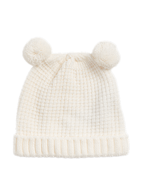 Kids' Double Pom Winter Hat (0-3 Yrs)