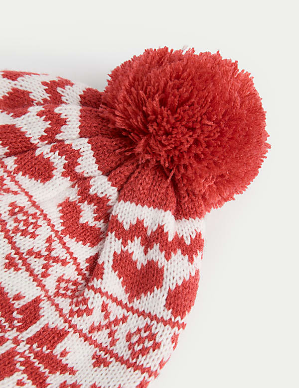 Παιδικό σετ σκούφος και γαντάκια με υψηλή περιεκτικότητα σε βαμβάκι (3 μηνών-3 ετών) - GR