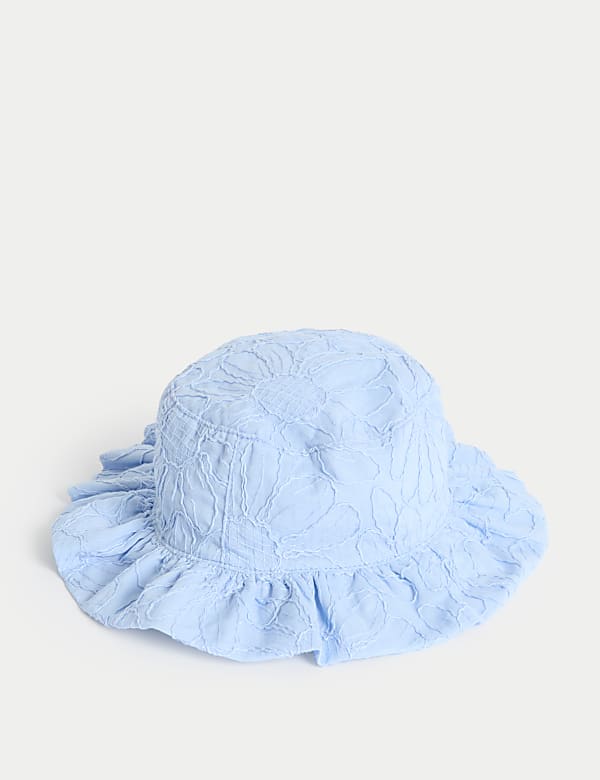Dětsk&yacute; vy&scaron;&iacute;van&yacute; klobouk proti slunci, s vysok&yacute;m pod&iacute;lem bavlny (0&ndash;3 roky) - CZ