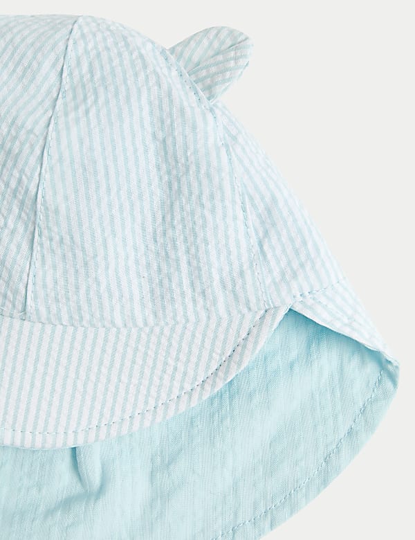 Chapeau &eacute;t&eacute; r&eacute;versible 100 % coton (jusqu&rsquo;au 12 mois) - FR