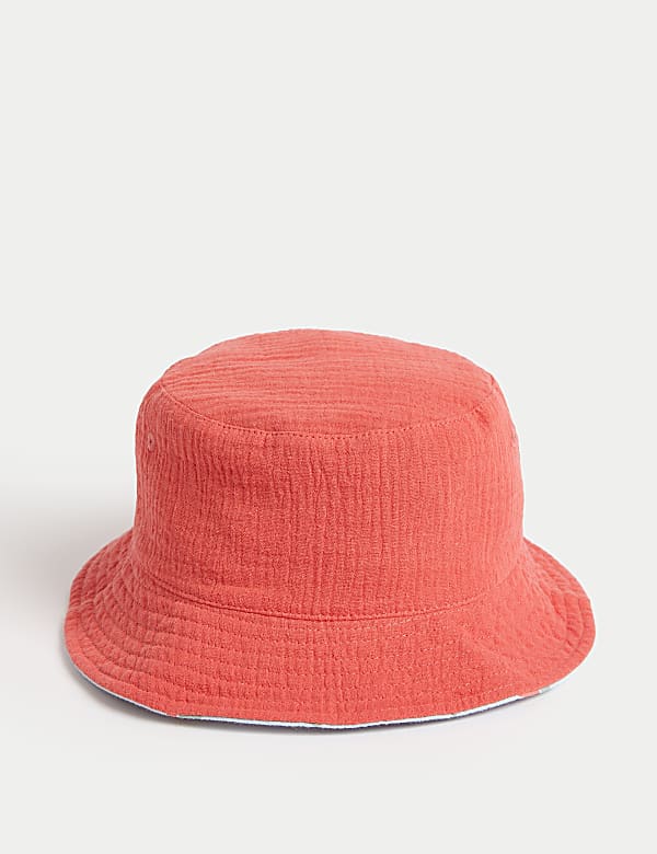 Kids' Pure Cotton Reversible Sun Hat (1-6 Yrs) - BE
