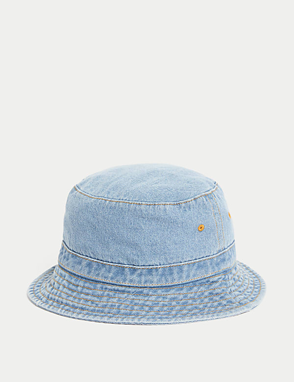 Kids Cotton Plain Bucket Hat (1-13 Yrs) - SE