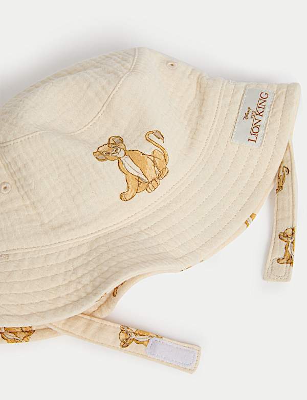 Chapeau de soleil enfant 100 % coton &agrave; motif Lion King&trade; (jusqu&rsquo;au 3 ans) - LU