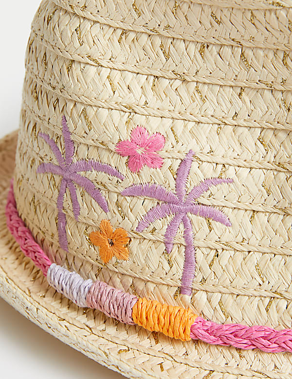 Kids' Palm Tree Sun Hat (1-13 Yrs) - BN