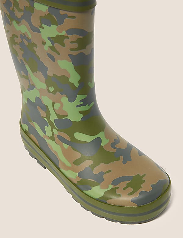 Kids' Camouflage Wellies (13 Small - 7 Large)