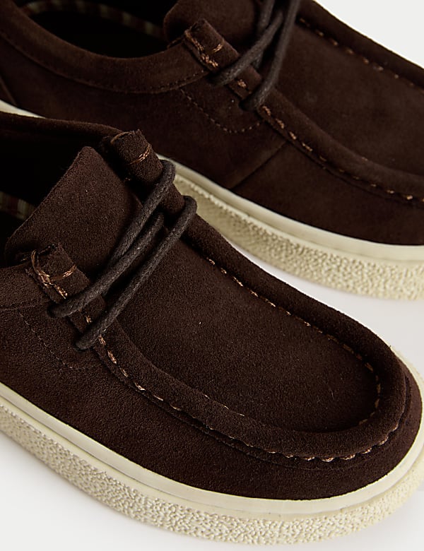 Kids' Apron Front Lace up Shoes (4 Small - 7 Large) - BG