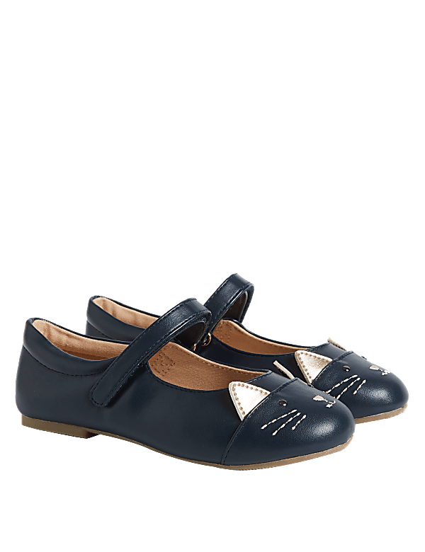Kids Freshfeet™ Mary Jane Cat Shoes (5 Small - 12 Small)