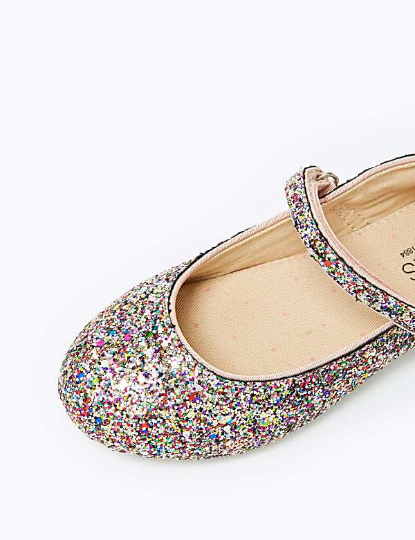 Kids’ Freshfeet™ Glitter Mary Jane Pumps