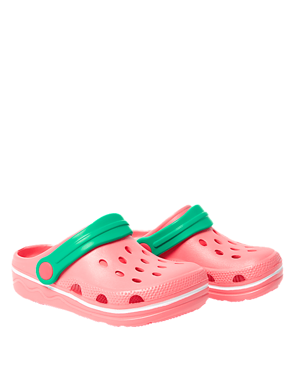 Kids' Contrast Strap Clogs