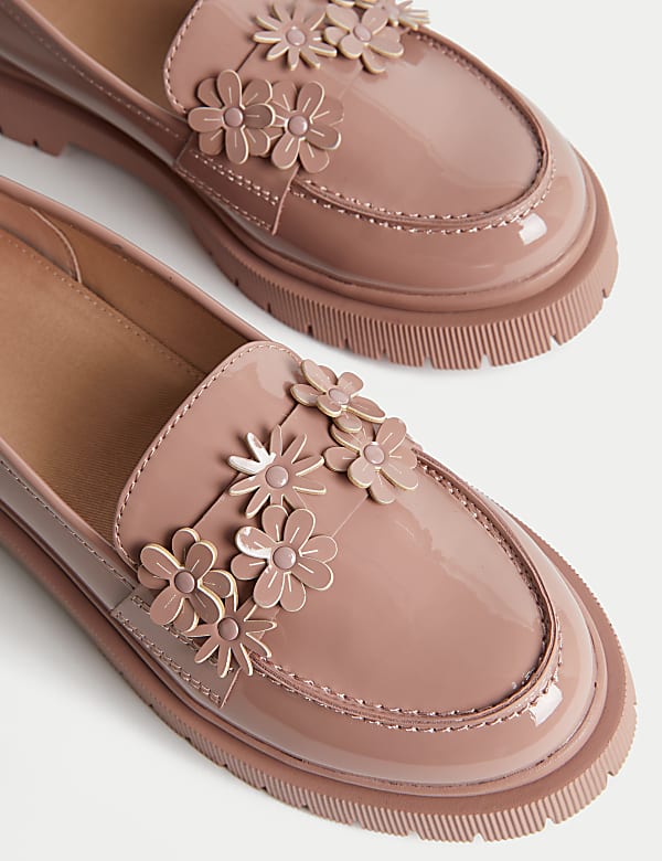 Kids' Freshfeet™ Floral Loafers (13 Small - 6 Large)