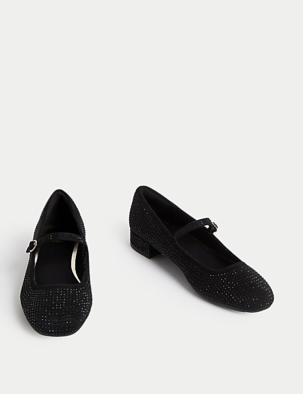 Ballerinas mit Strassbesatz f&uuml;r Kinder (33,5&ndash;39,5) - AT