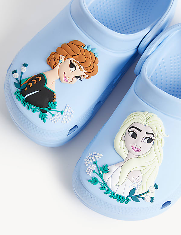 Frozen clogs clearance