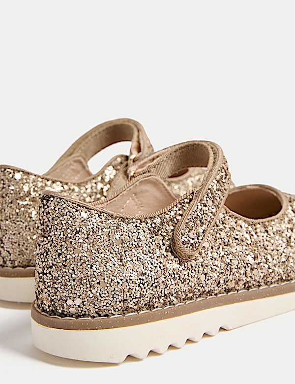Kids' Glitter Mary Jane Shoes (4 Small - 2 Large) - DE