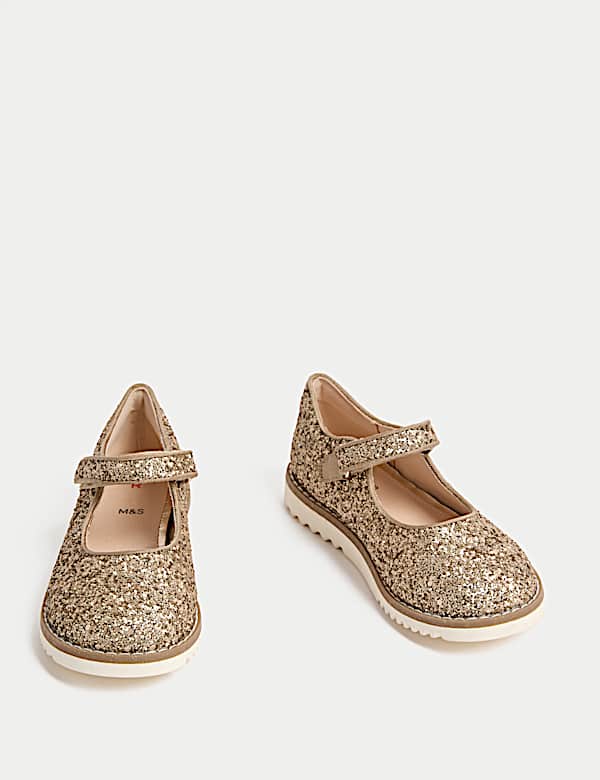 Kids' Glitter Mary Jane Shoes (4 Small - 2 Large) - DE