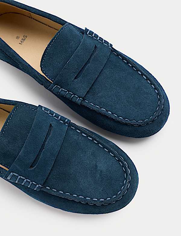 Chaussures bateau enfant en daim (du 23 au 38) - FR