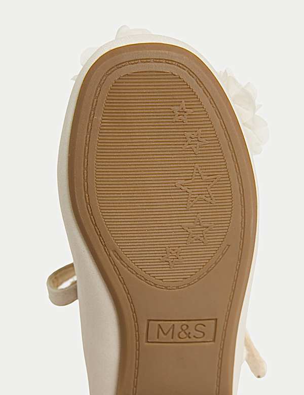 Kids' Floral Ballet Pumps(4 Small - 6 Large) - HU