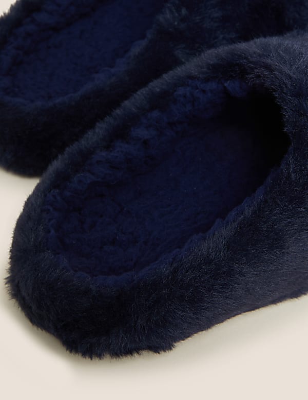 Kids' Faux Fur Slippers (13 Small - 7 large) - CN
