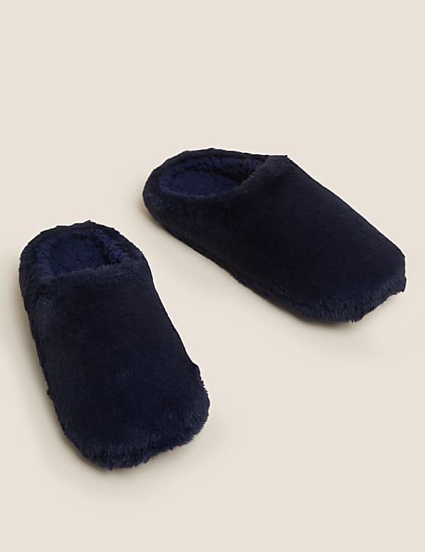 Kids' Faux Fur Slippers (13 Small - 7 large) - CN