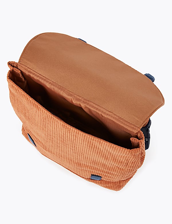 Kids’ Cord Fox Print Backpack