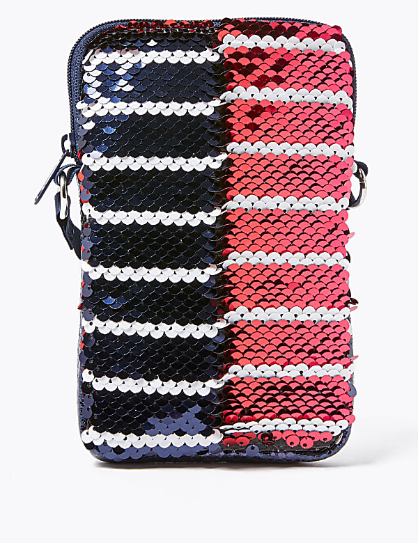 Kids’ Sequin Phone Bag