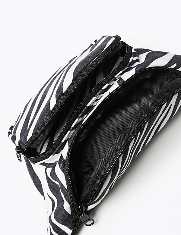 Kids’ Zebra Print Bumbag