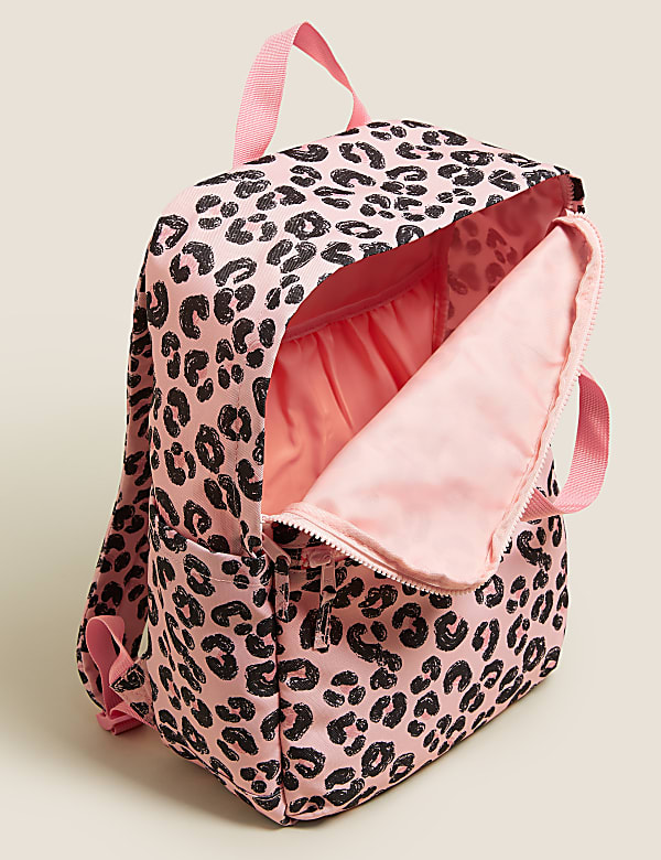Kids' Water Repellent Leopard School Backpack