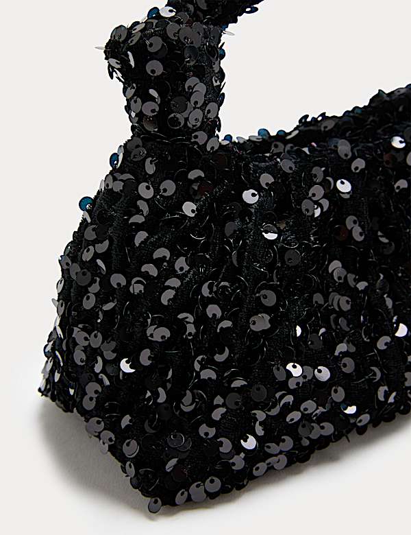 Dětská kabelka přes rameno s flitry - CZ