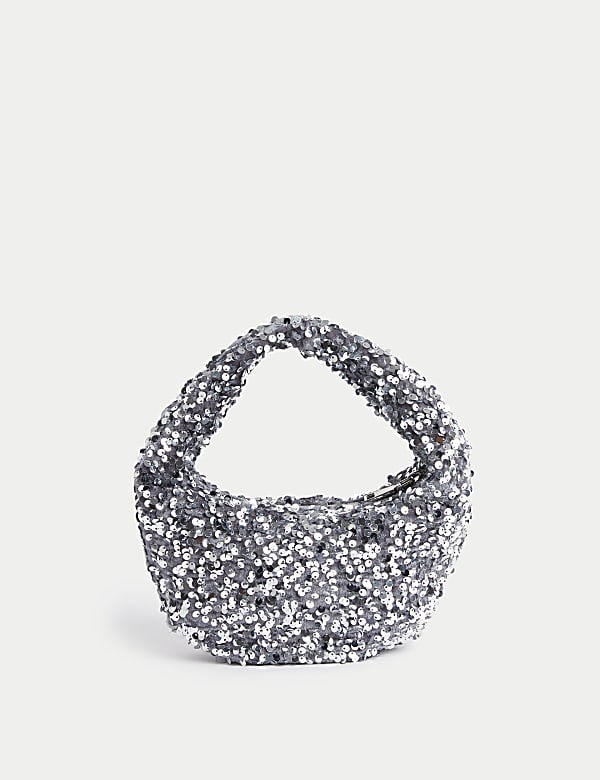 Kids Sequin Handbag SILVER Bags M S CA
