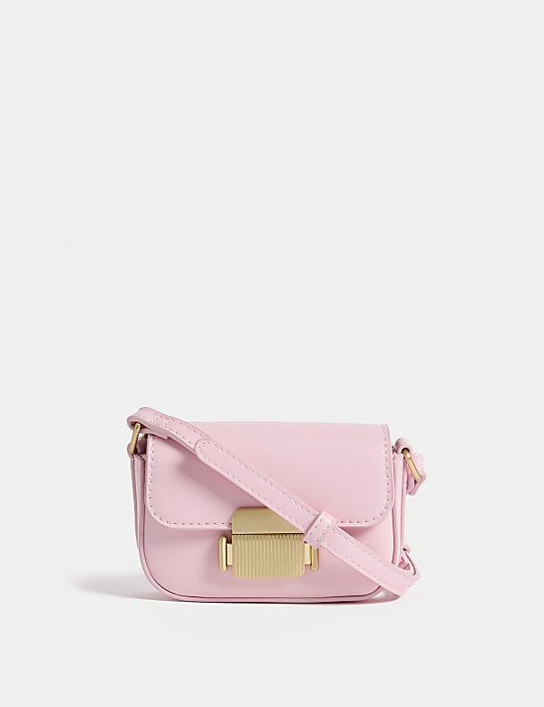 Kids' Faux Leather Mini Lock Bag - ES