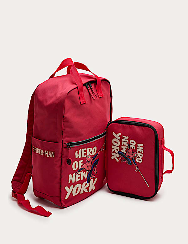 Conjunto de 2 piezas de mochila y caja de almuerzo de Spider-Man&trade; - ES
