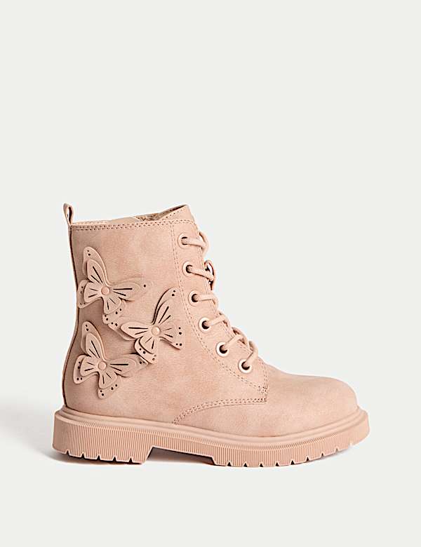 Kids Butterfly Boots (4 Small - 2 Large) - BN
