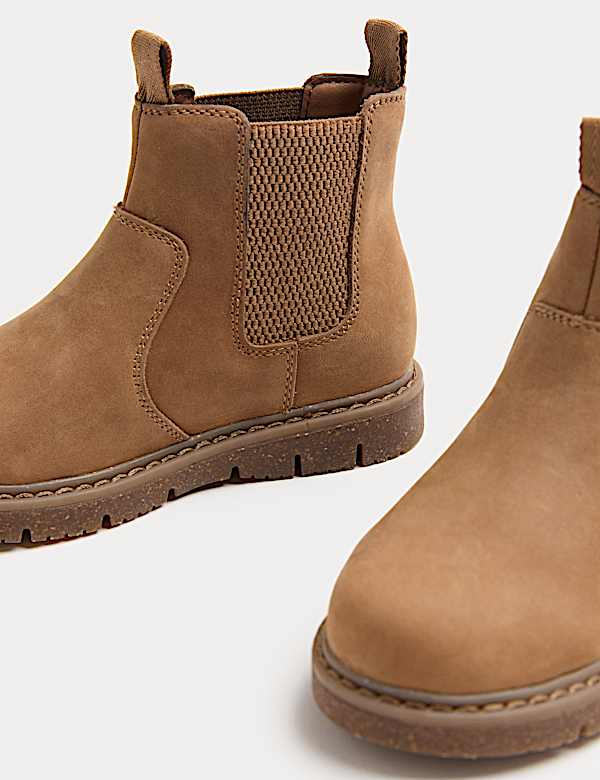 מגפי צ'לסי חלקים מעור לילדים (4 סמול - 7 לארג') - IL