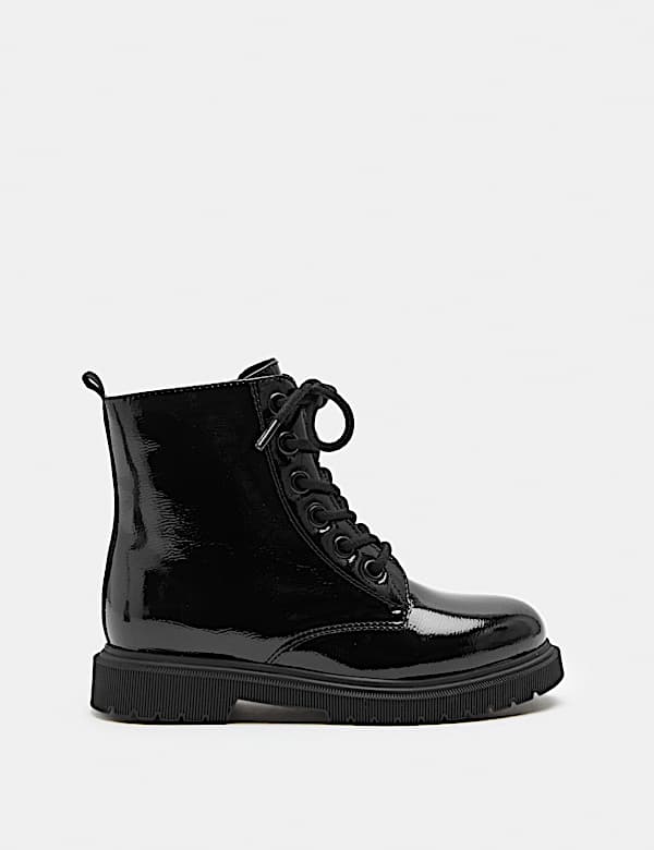 Kids' Patent Boots (4 Small - 6 Large) - CA