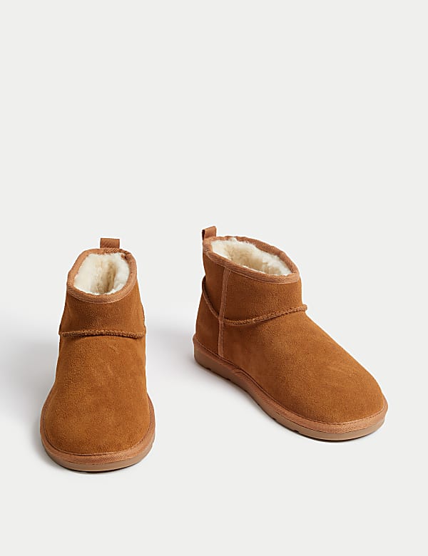 Kids' Suede Ankle Boots (4 Small - 6 Large) - FI