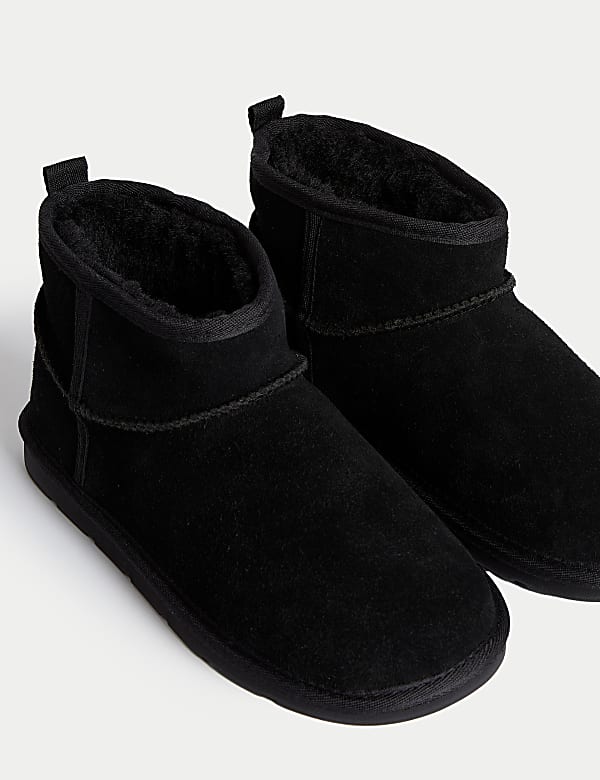 Kids' Suede Ankle Boots (4 Small - 6 Large) - JP