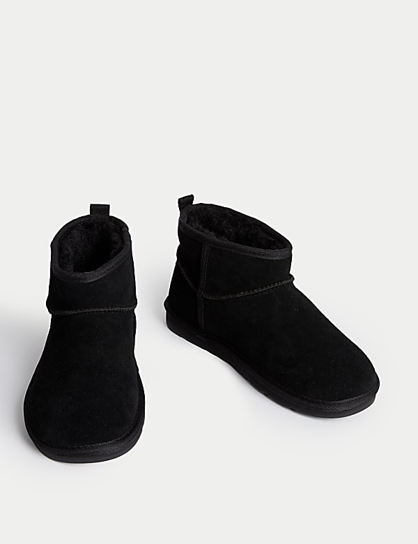 Kids' Suede Ankle Boots (4 Small - 6 Large) - JP