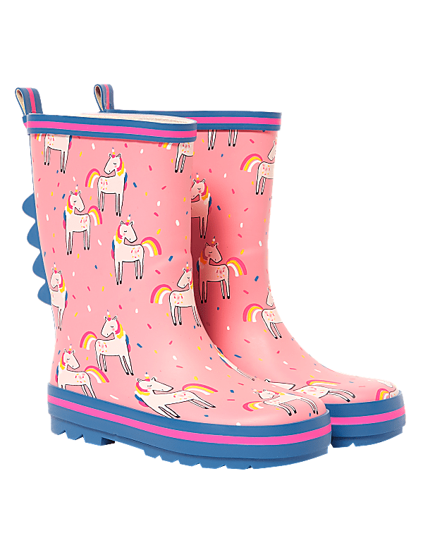 Kids' Unicorn Wellies (5 Small - 12 Small)