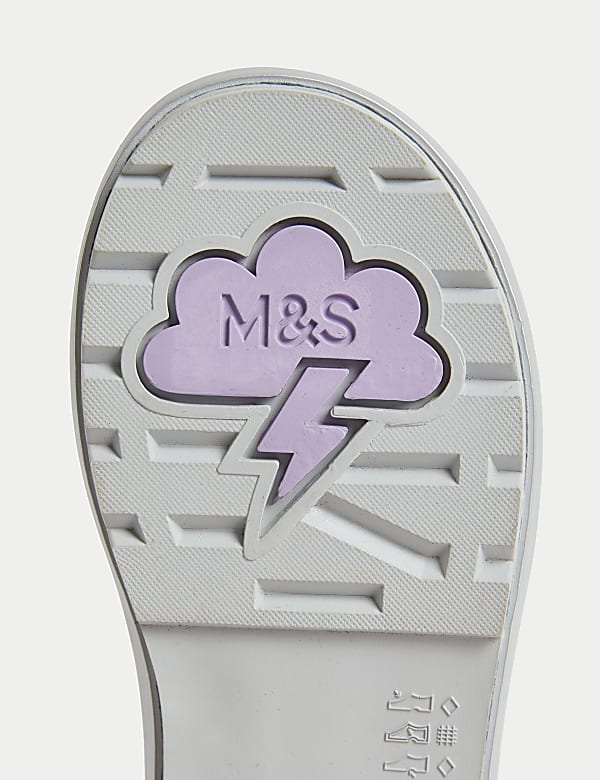 Bottes enfants en caoutchouc, effet m&eacute;tallis&eacute; (du 20,5&nbsp;au 39,5) - FR