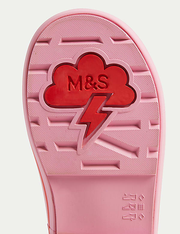 Sepatu Bot Hujan Motif Garis Untuk Anak-Anak (4 Kecil - 6 Besar) - ID