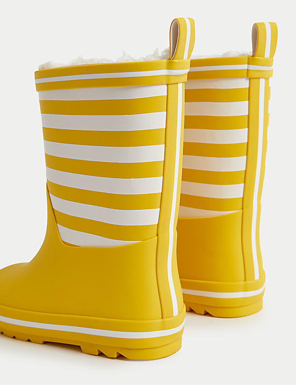 Kids' Striped Wellies (4 Small - 6 Large) - ES